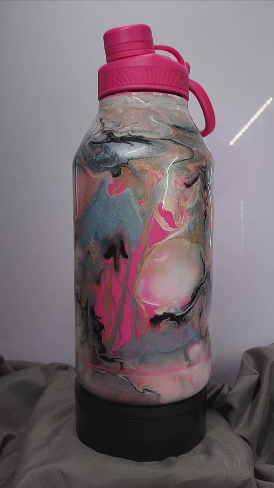 65$ pink 64oz insulated tumbler 