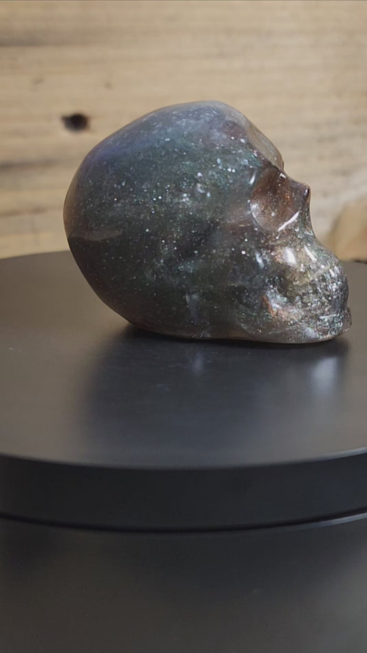 Small resin skull  glow